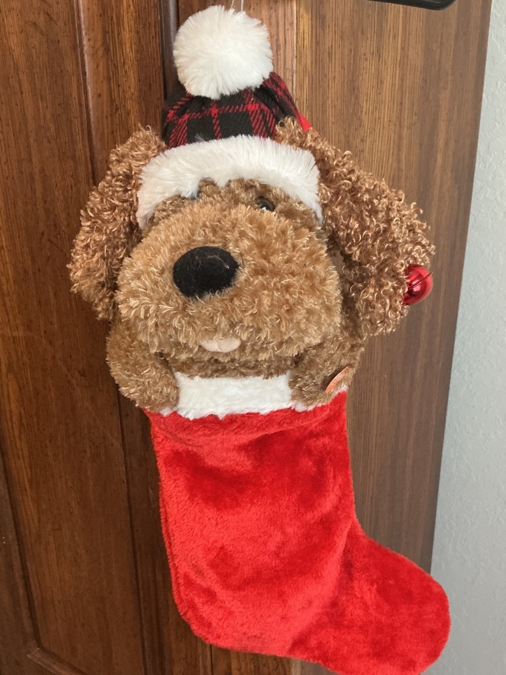 Greatest puppy dog Christmas stocking ever!